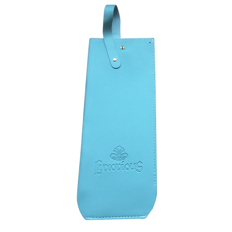 皮質包裝袋子裝紅酒禮品袋（發貨顏色隨機）