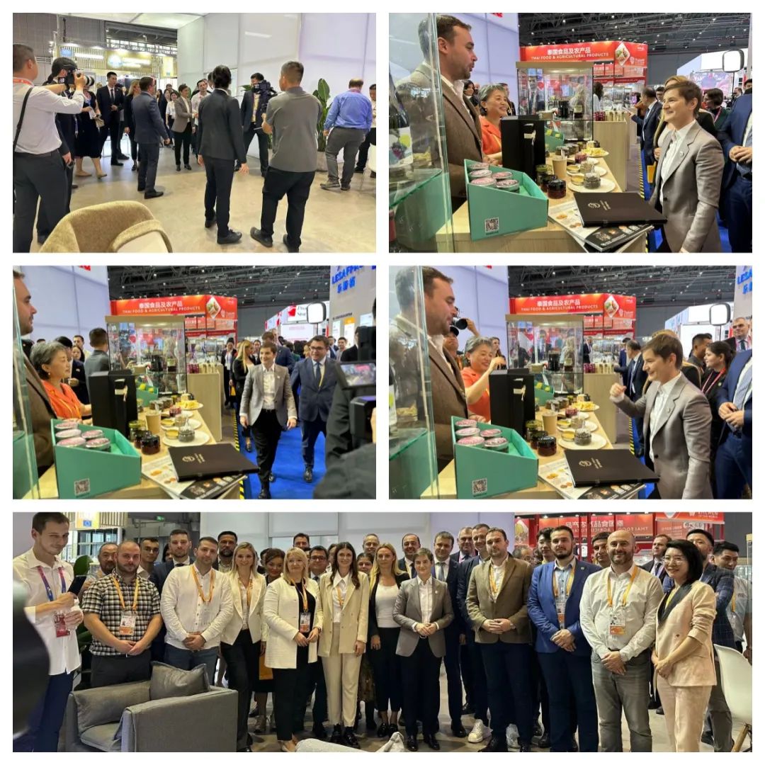 塞爾維亞總理再次蒞臨有谷集團(tuán)展位參觀